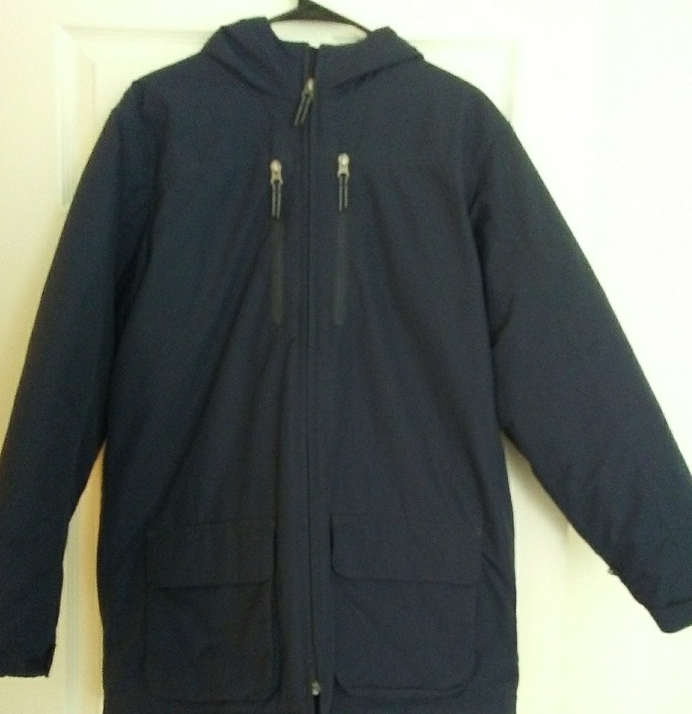 Lands end men L/XL down jacket